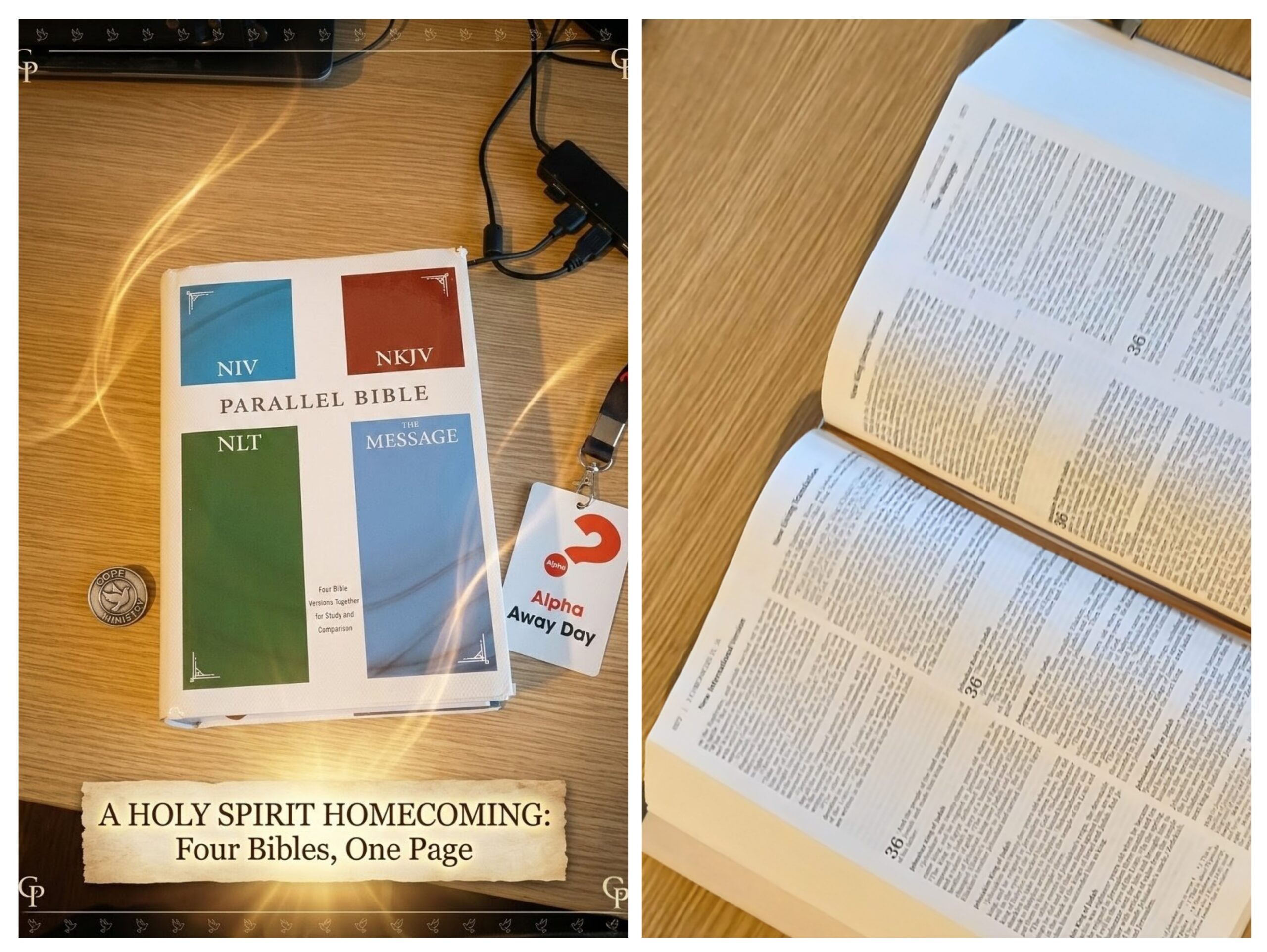 4 Versions, 1 Page: Why My New Parallel Bible is a Game-Changer