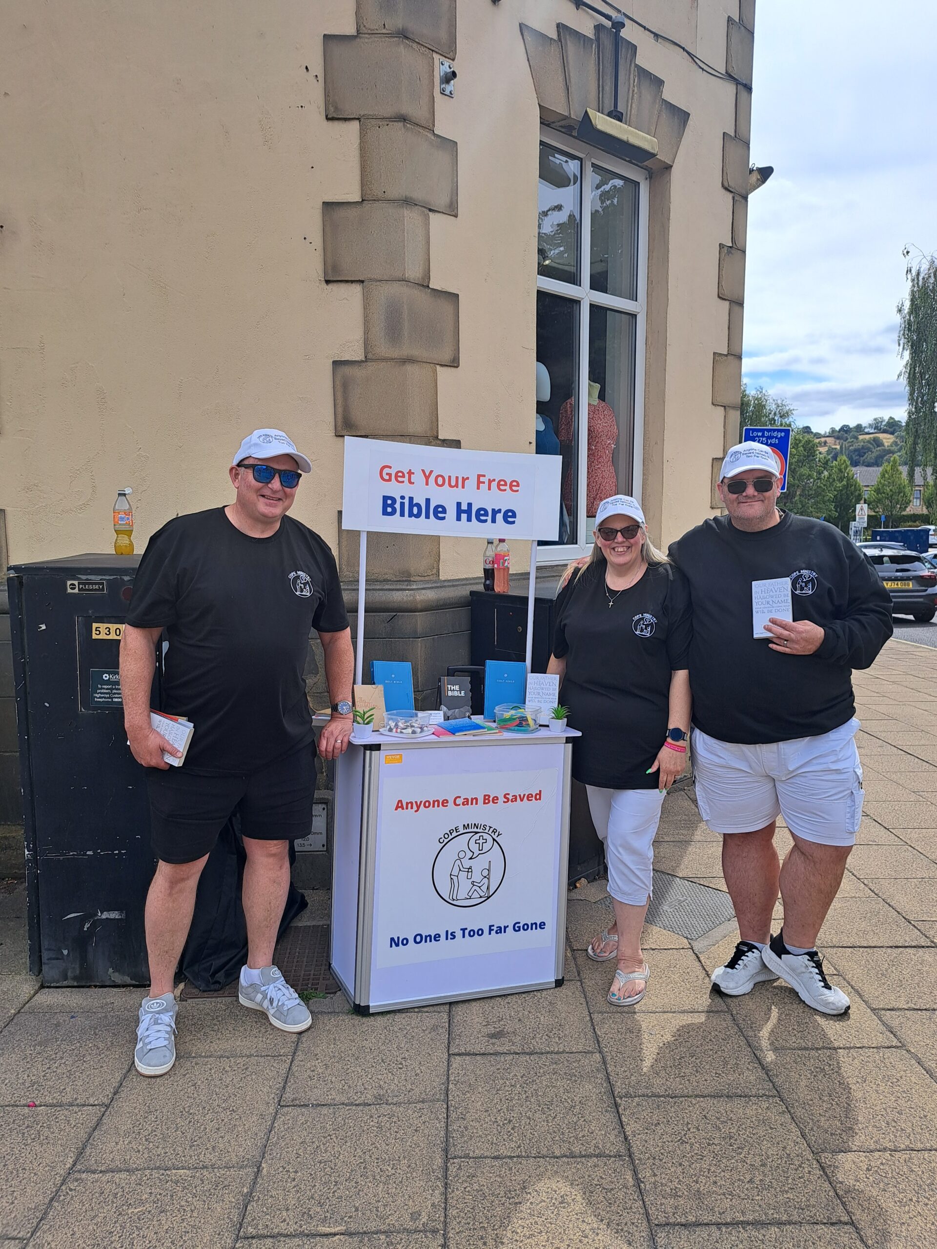 Cope Ministry WF postcode tour, in Mirfield, Spreading Hope With COPE Ministry